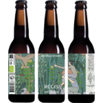 Trois bouteilles Régis : bière bio American Pale Ale 6% 33cl