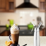 Chocolat viennois et un siphon