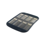 Moule pour 8 financiers (gris fumé)