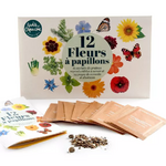 Fleurs à papillons : 12 sachets de graines et livret