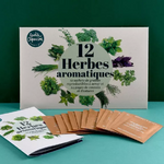 Aromates : 12 sachets de graines et livret