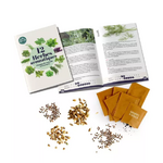 Aromates : 12 sachets de graines et livret