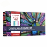 Set de 100 stylos à bille à encre gel (Premium quality)