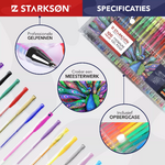 Set de 100 stylos à bille à encre gel (Premium quality)