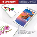 carnet de dessin  2 x 50 pages 130gr A4