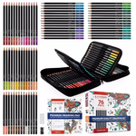 Crayons de couleurs pour dessiner / Set de 76 pièces (Premium quality)
