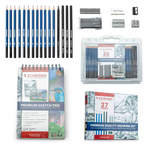 Pinceaux professionnels / Set de 28 pièces (Premium quality)