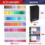 Feutres fins et pinceaux à base deau pour dessiner / Set de 102 pièces (Premium quality)