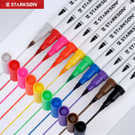 Feutres fins et pinceaux à base deau pour dessiner / Set de 102 pièces (Premium quality)