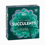 Puzzle Succulents en bois