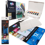 Coffret cadeau aquarelle et chavalet A2