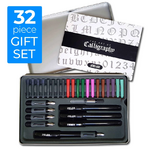 Coffret cadeau stylo de calligraphie ultime 32 pièces