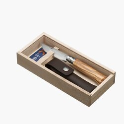 Kit Jardinage Opinel - Couteau, Serpette Et Scie Pliante - Lame Inox, Manche Hêtre - Pour Taille, Récolte, Entretien