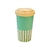 BAMBOO CUP RETRO DOTS LINE BEIGE