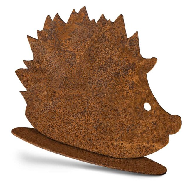 Bouclier Cœur 10x12cm Oiseau - Plaque Décoration Jardin Porte Murale Aspect Rouille