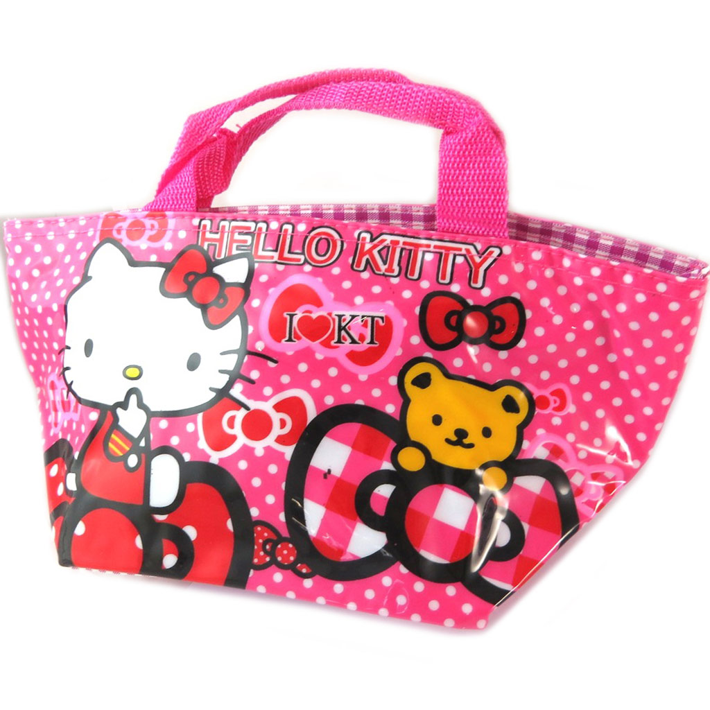 Sac shopping \'Hello Kitty\' rose - 30x15x14 cm - [A0498]