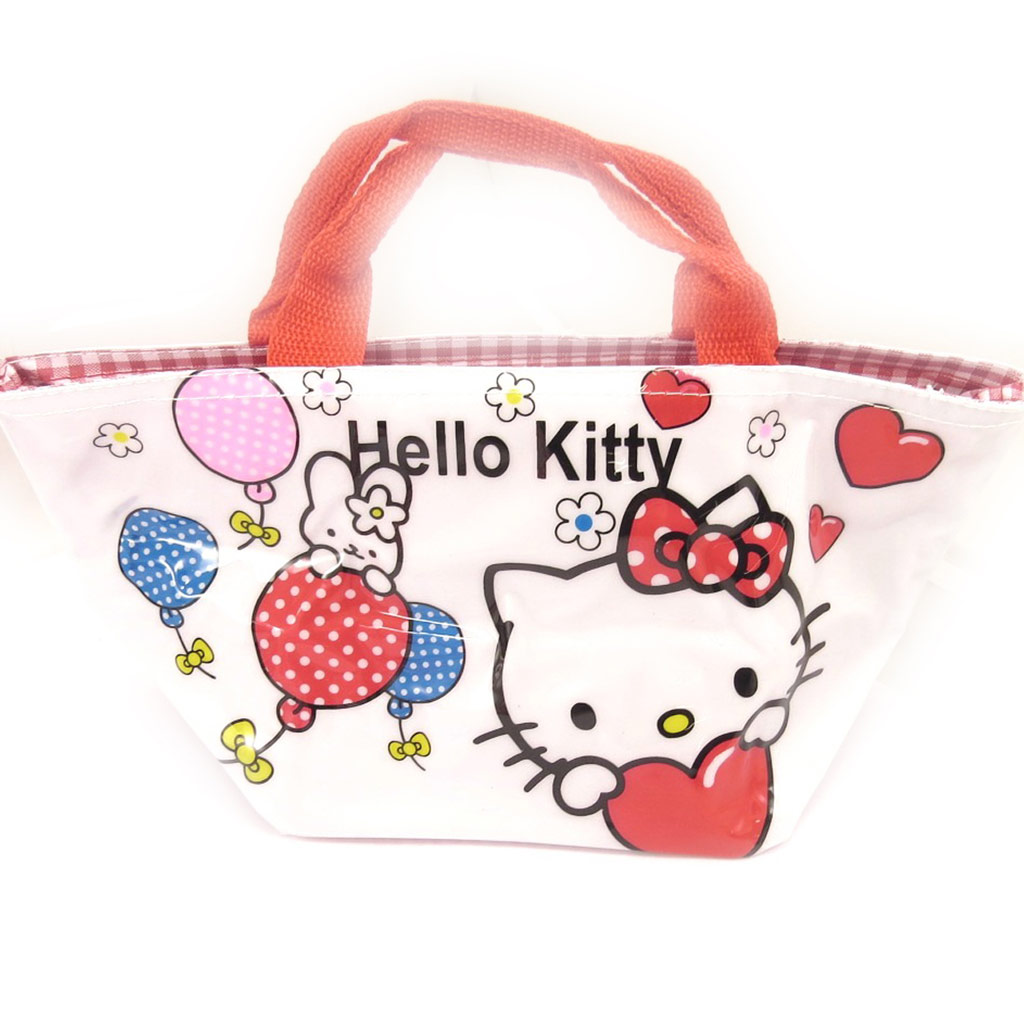Sac shopping \'Hello Kitty\' blanc multicolore - 30x15x14 cm - [A0503]