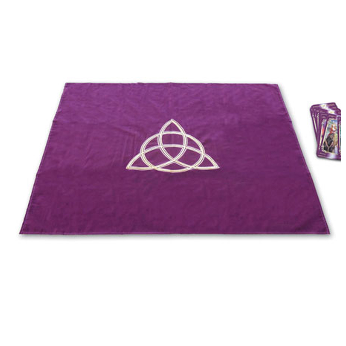 Tapis velours \'Wicca\' violet - 80x80 cm - [A1474]