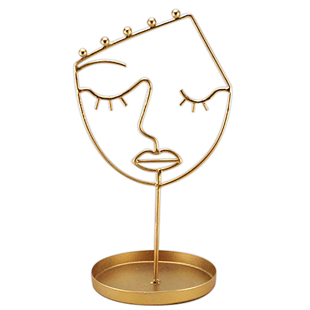 Porte-Bijoux créateur \'Boudoir\' doré - 27x14 cm - [A3196]