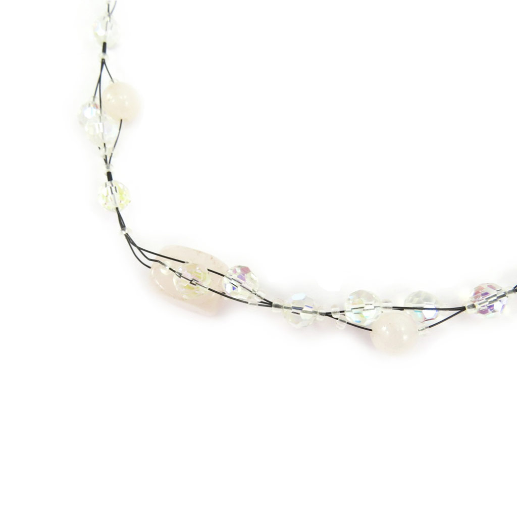 Collier Créateur \'Oxygène\' Rose  - [A8517]