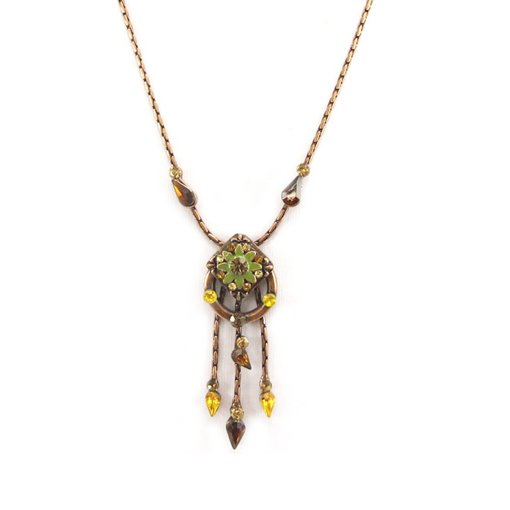 Collier Créateur \'Pétulia\' Ambre  - [B0231]