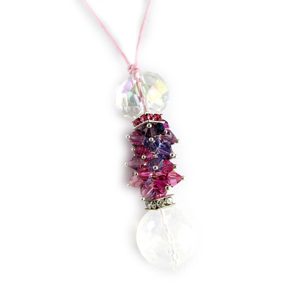 Collier \'Minéralia\' Rose  - [B8900]