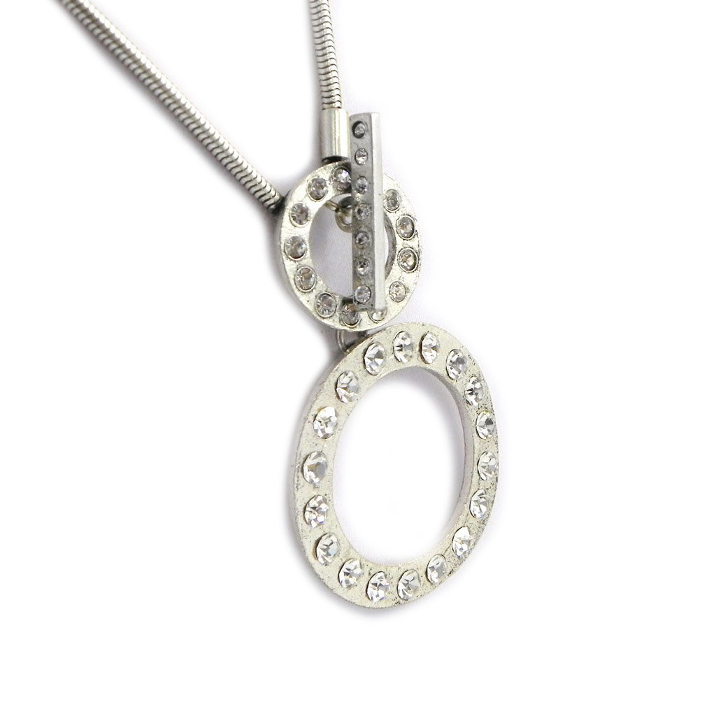 Collier Créateur \'Queen\' Argenté - [C7685]