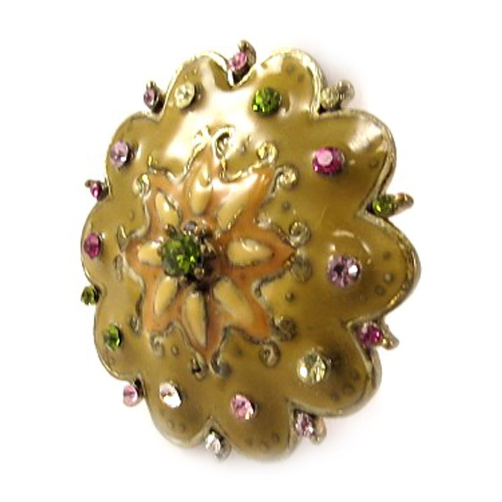 Bague Créateur \'Aliénor\' Vert  - [D0495]