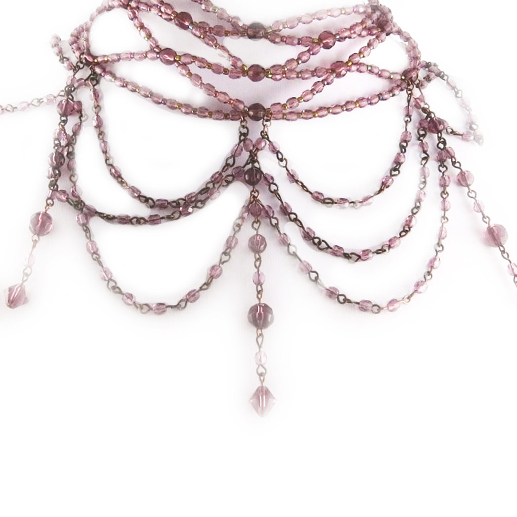 Ras de cou Créateur \'Kianda Supreme\' Violet  - [D1210]