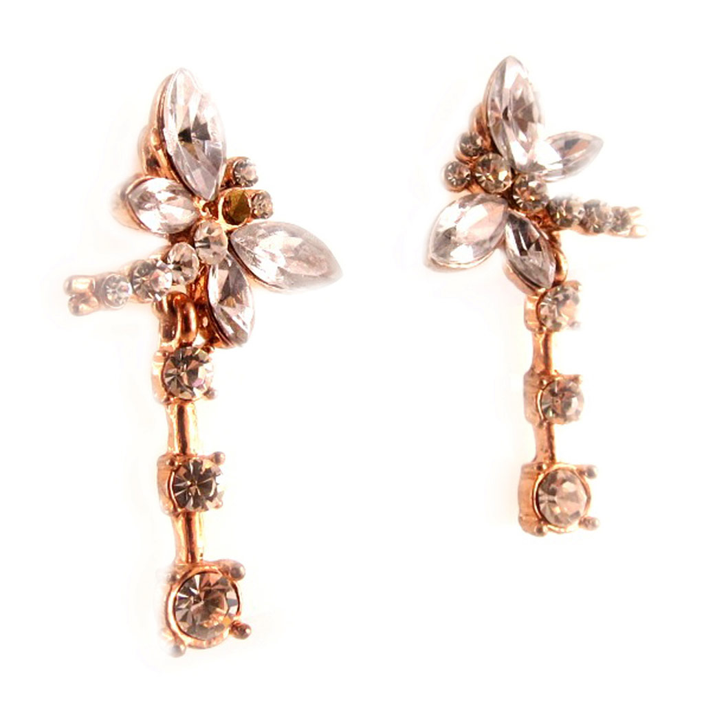 Boucles Créateur \'Envie Cristal\' Blanc  - [D1899]