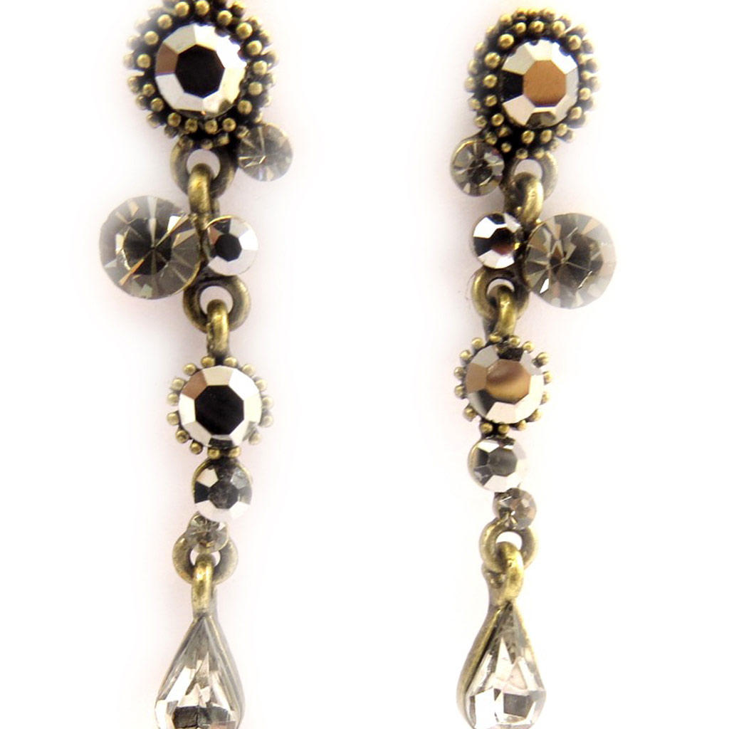 Boucles Créateur \'Sissi\' Gris  - [D2661]