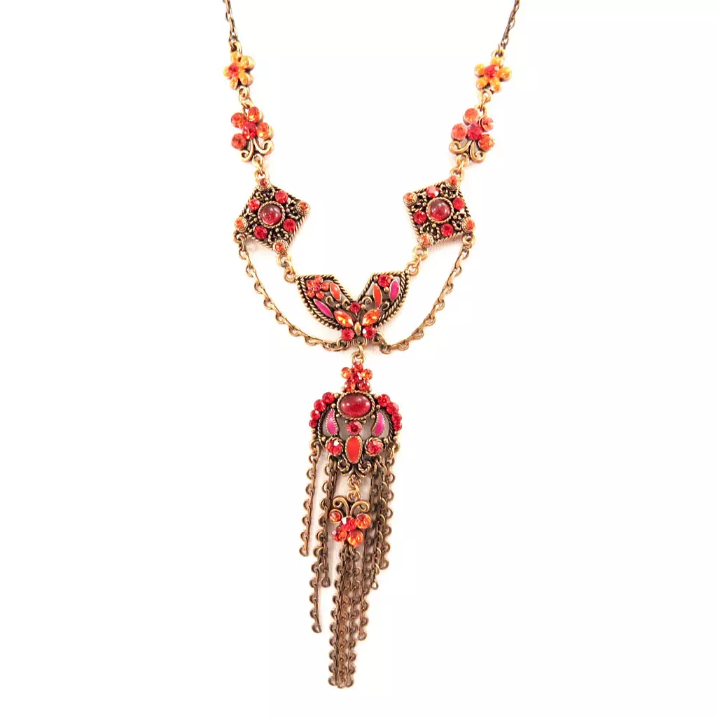 les trésors de lily Collier 'Mulan' Rouge [D6061]