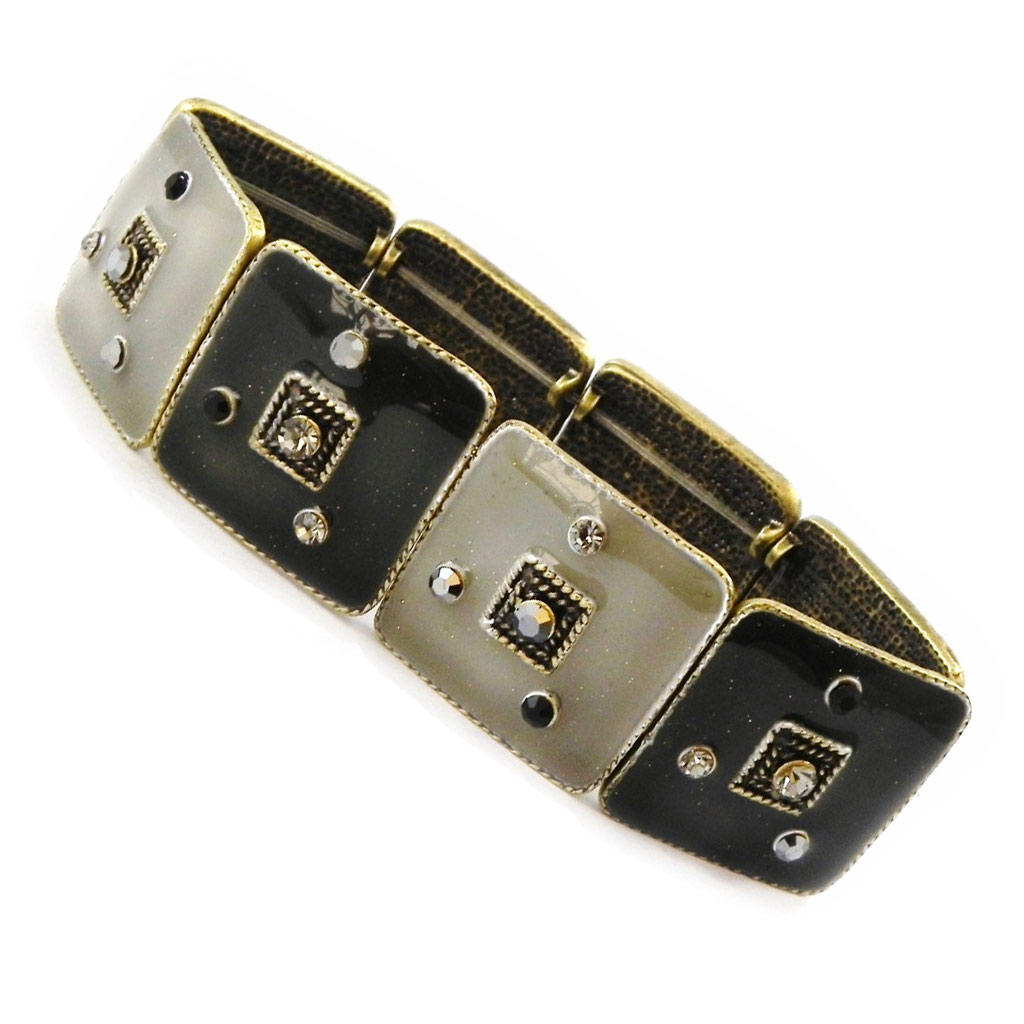 Bracelet Créateur \'Obao\' Gris  - [D6427]