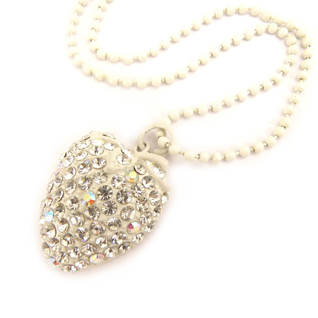 Collier Créateur \'Fraise Gourmande\'  - [D7668]