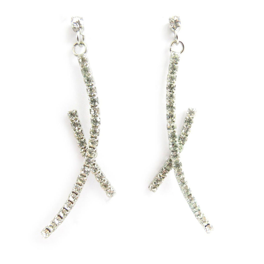 Boucles Créateur \'Déesse\' Blanc  - [D7752]