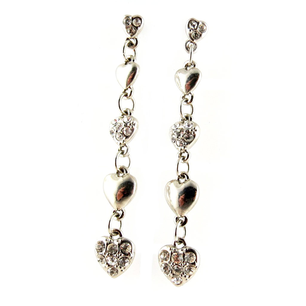 Boucles \'Love Is In The Air\' Blanc  - [D8542]