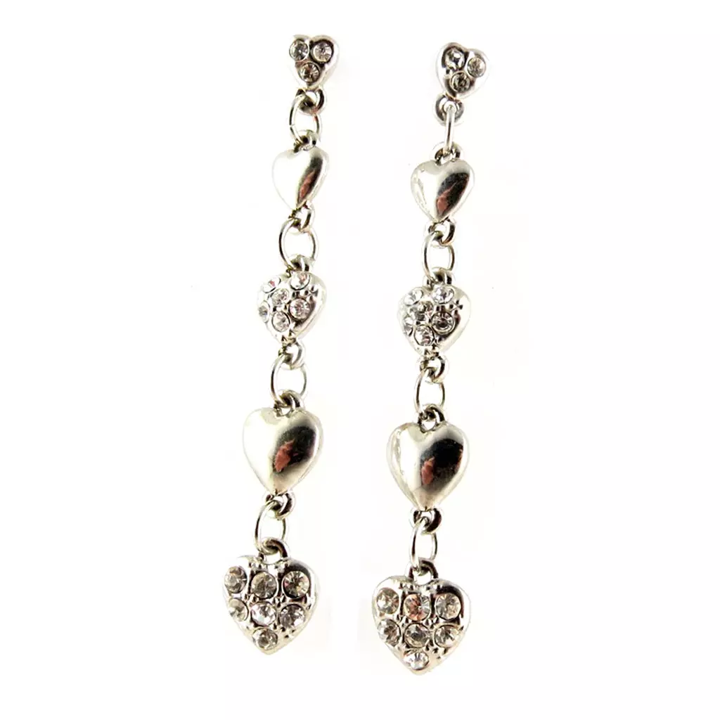 les trésors de lily Boucles 'Love Is In The Air' Blanc [D8542]