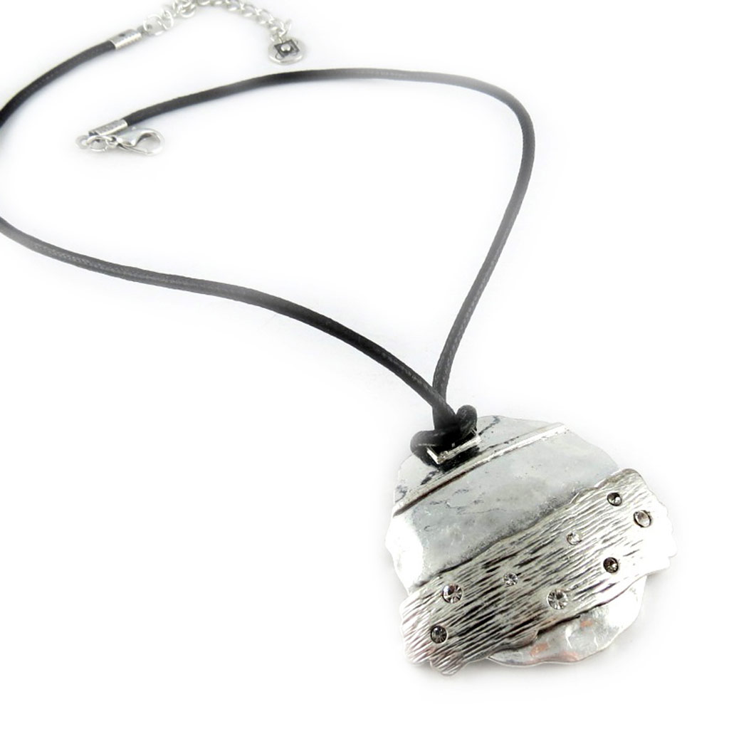 Collier Créateur \'Tribal Beauty\' Argenté  - [D9095]