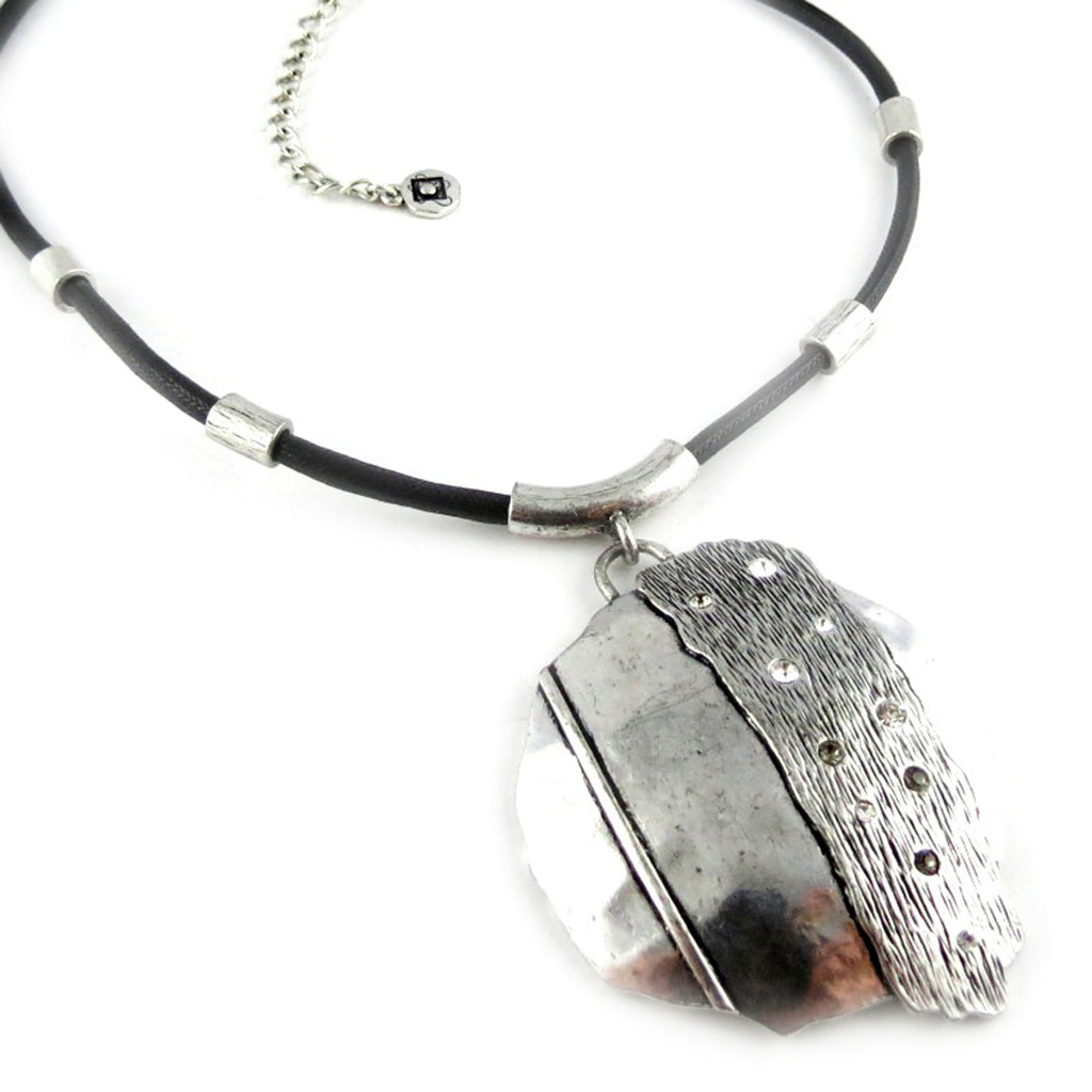 Collier Créateur \'Tribal Beauty\' Argenté  - [D9127]