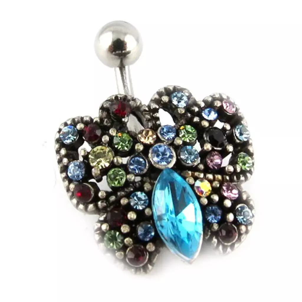 les trésors de lily Body Piercing 'Trésor de Papillon' Tutti Frutti [D9231]