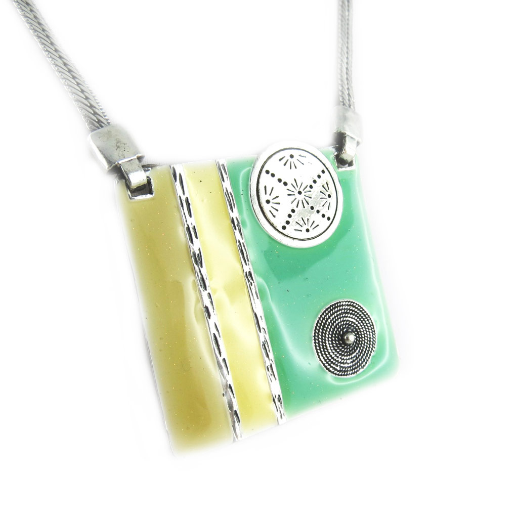 Collier Créateur \'Anamaya\' Turquoise - [D9691]