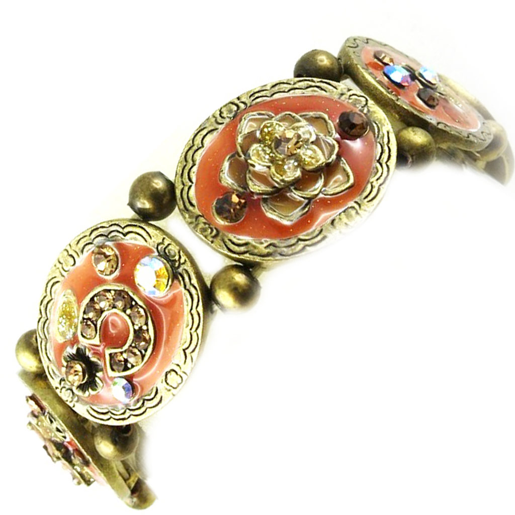 Bracelet Créateur \'Tokyo\' Orange  - [E2577]