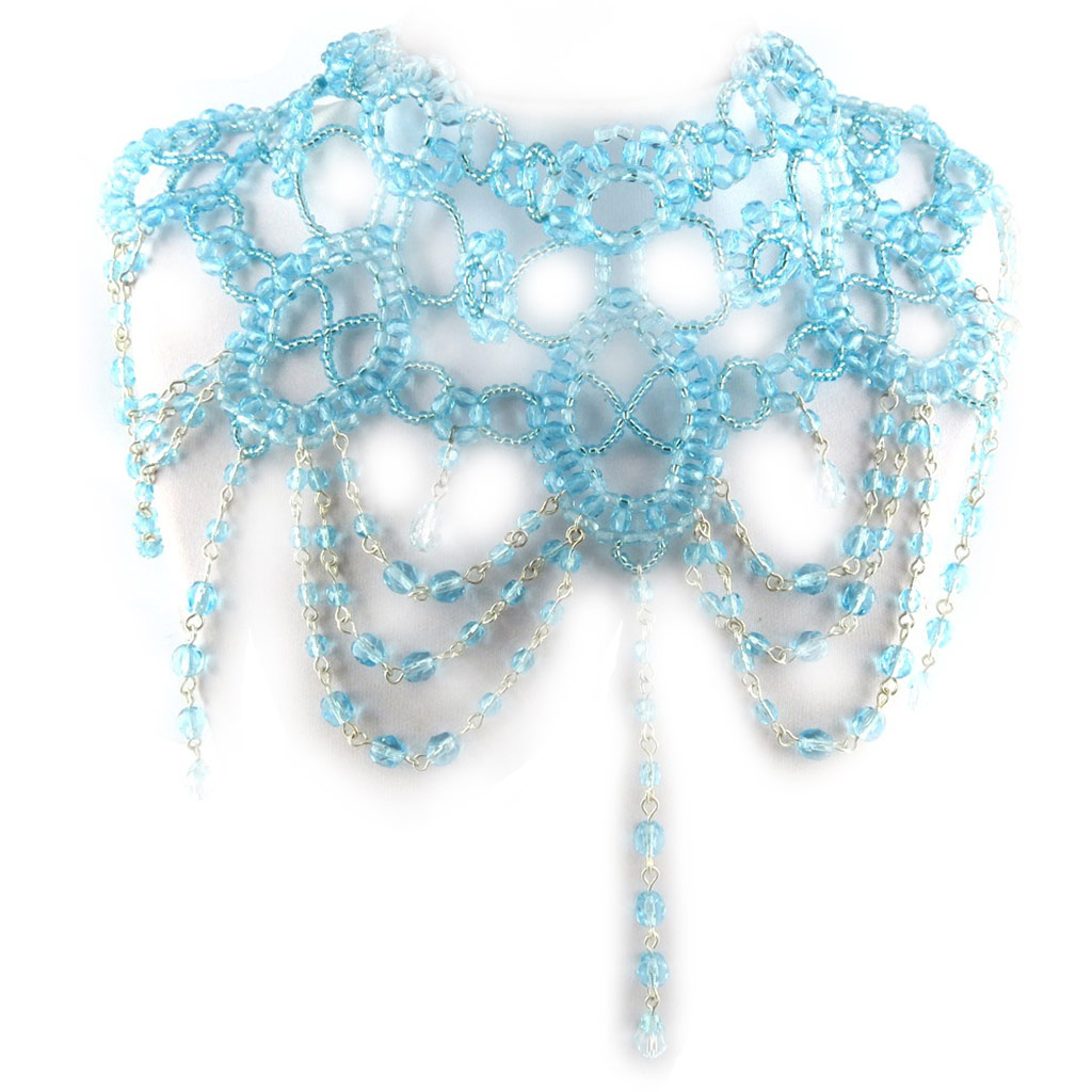 Ras de Cou Créateur \'Désir\' Turquoise  - [E3006]