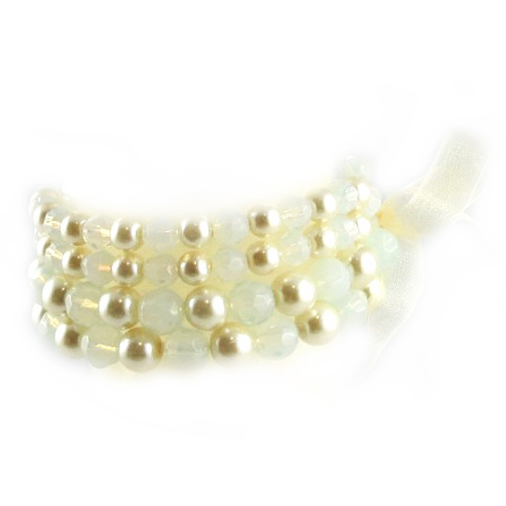 Bracelet \'Sissi\' Blanc  - [E3175]