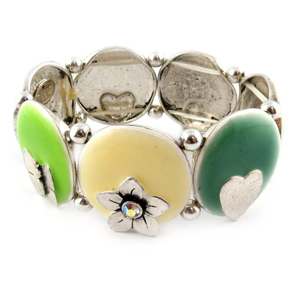 Bracelet Créateur \'Macarons\' Vert - [E6964]