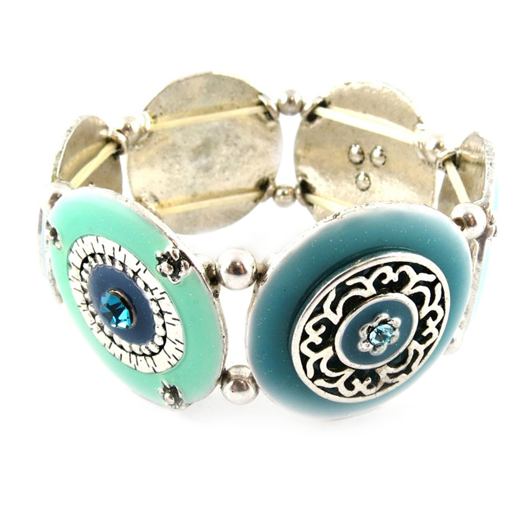 Bracelet Créateur \'Babouchka\' Bleu - [E6966]