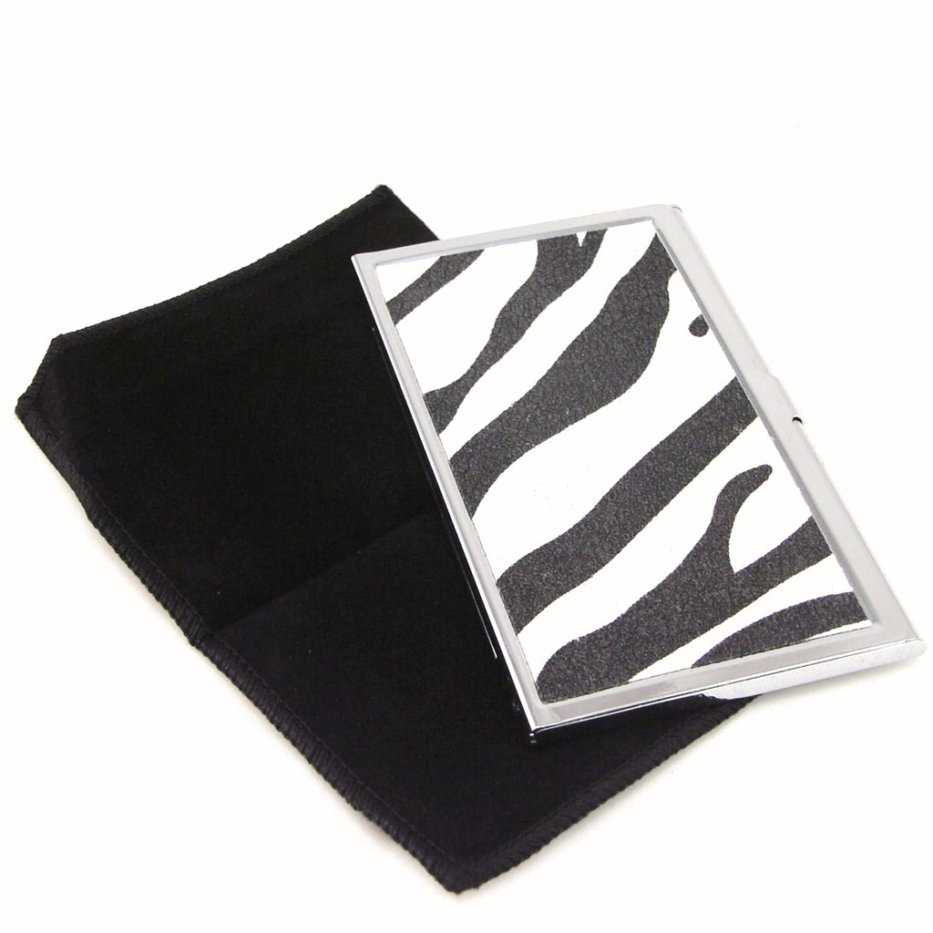 Porte-Cartes \'Zèbra\' Noir Blanc - [F4894]
