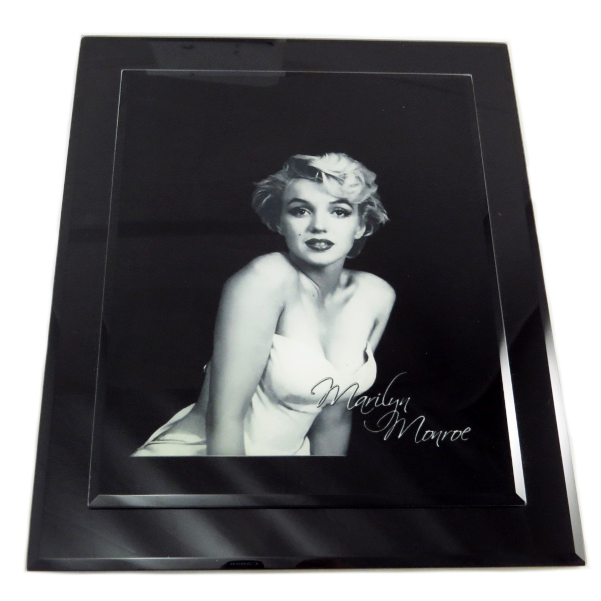 Cadre verre \'Marilyn\' noir blanc -  29x24 cm - [F9109]