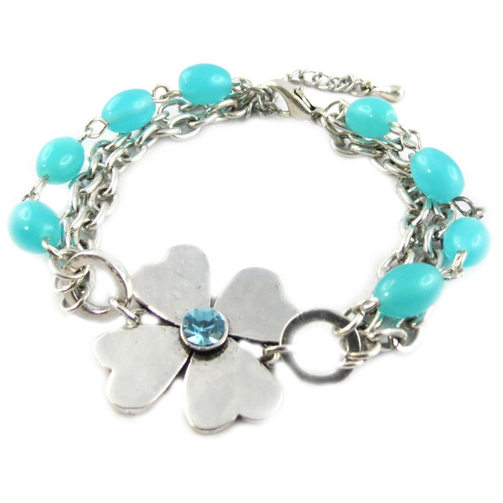 Bracelet Créateur \'Insouciance\' turquoise - [G0291]