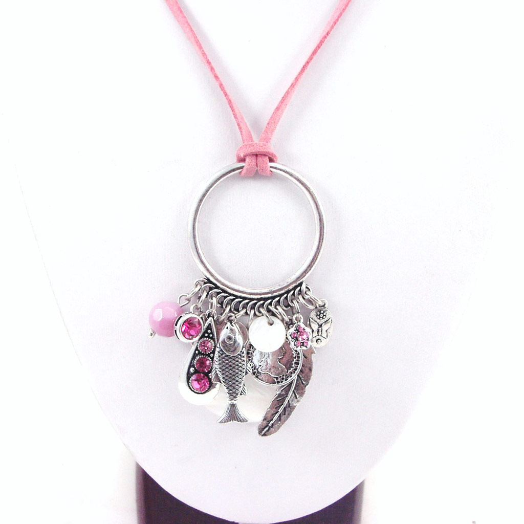 Collier Créateur \'Gypsy\' rose - [G4016]